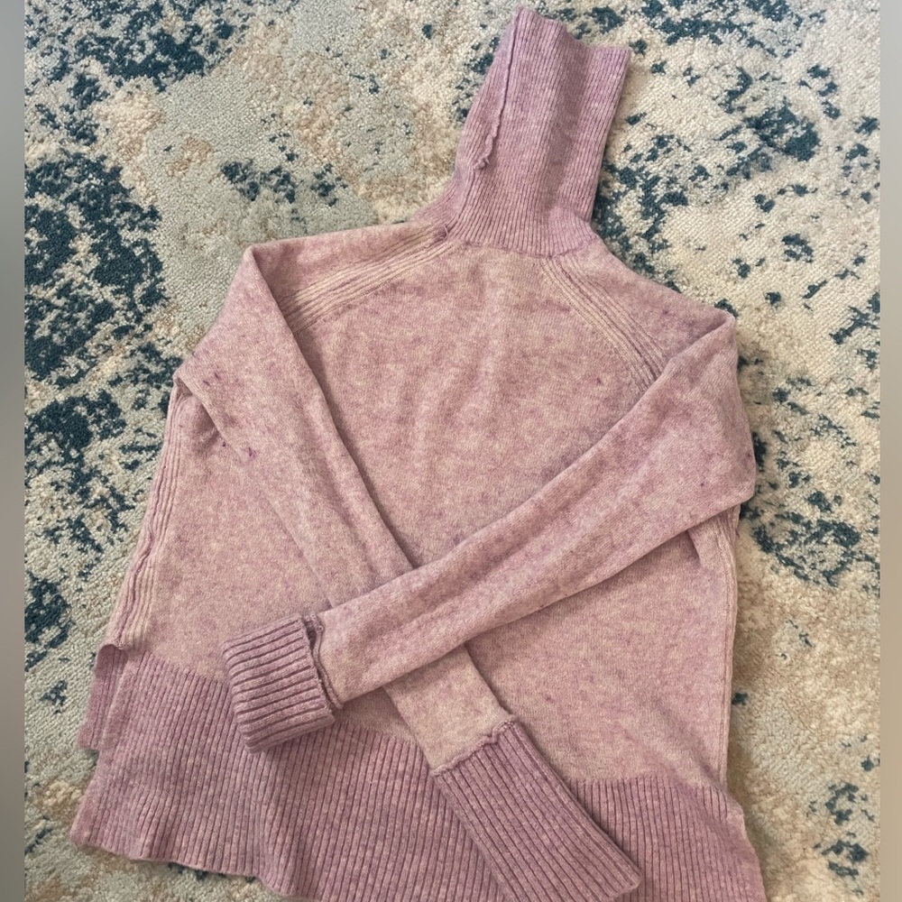 J. Crew Lavender Turtleneck Sweater
